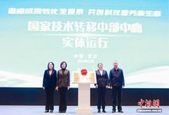 国家技术转移中部中心在武汉揭牌